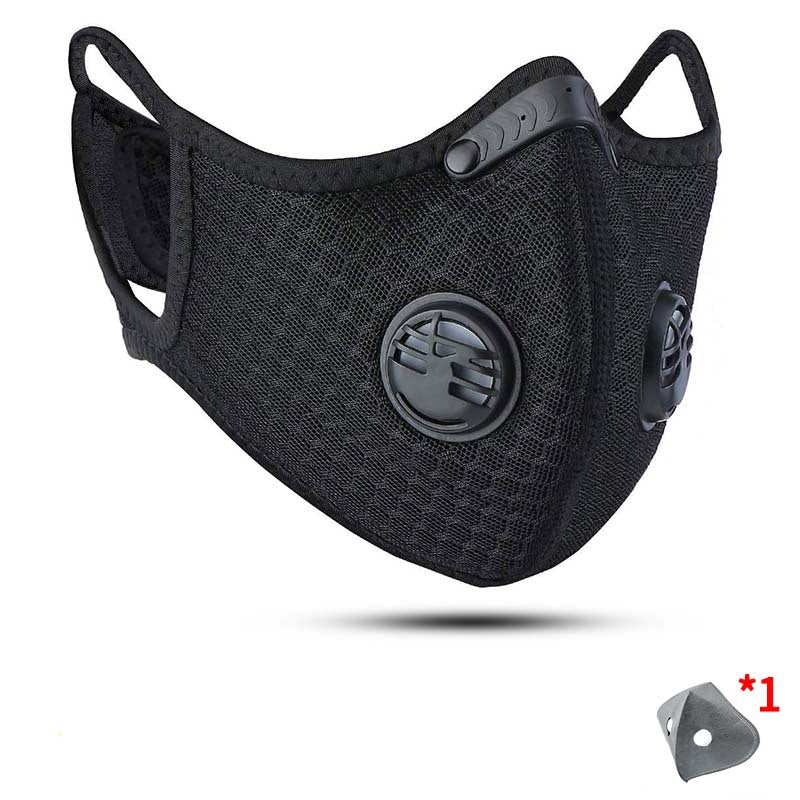 KN95 Bicycle Riding Sports Dust Mask EN149 Anti-Fog Filter Filter Element Mask With Breathing Valve