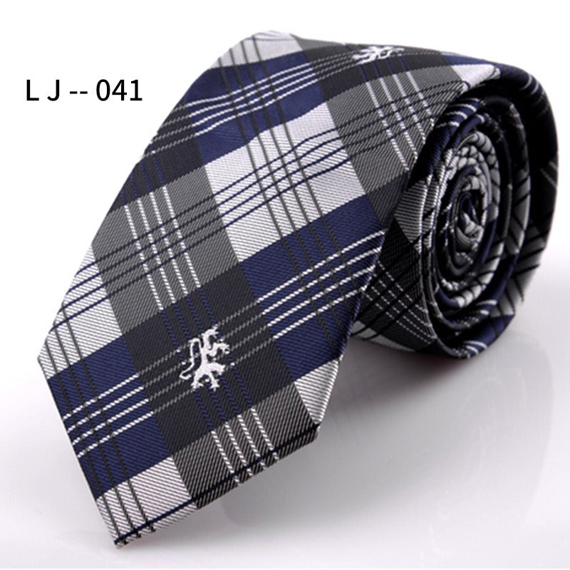 Men's Accessories Men's 6CM Tie Color blocked Adult Business Casual Tie