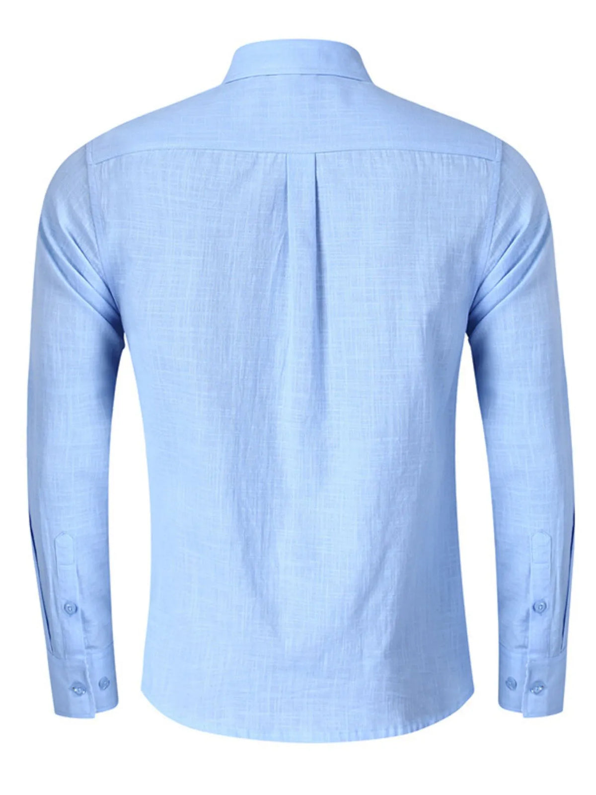 Button-down shirt with gingham contrast