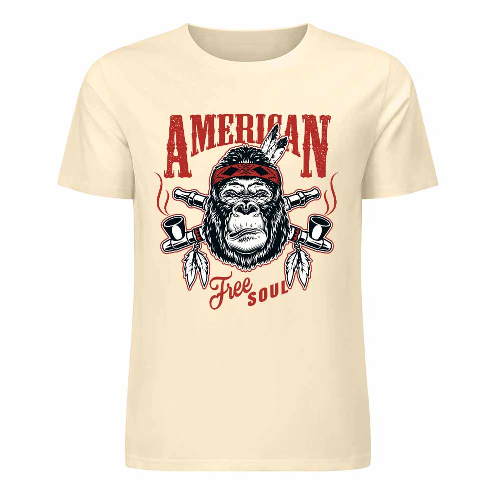 New 2025 Pure cotton short sleeved T-shirt Front print Multiple colors