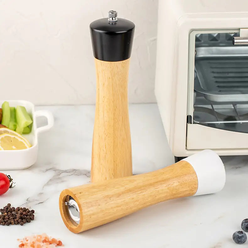 Wooden salt and pepper mills