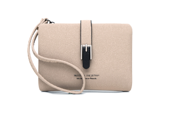 Buckle wristlet wallet