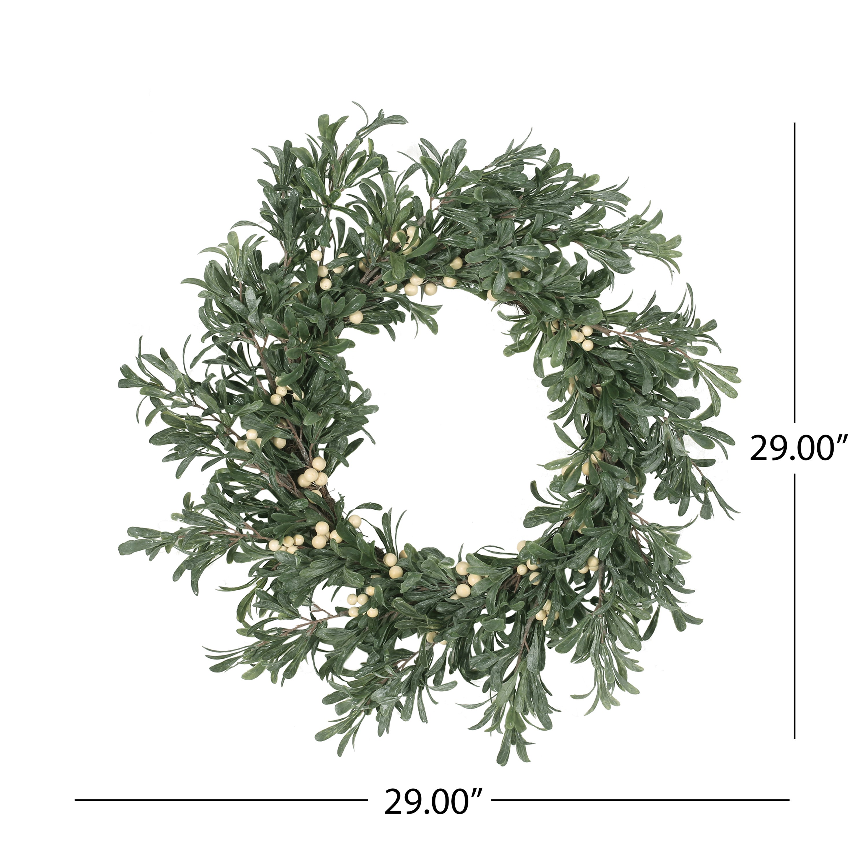 29" SNOWBERRY WREATH