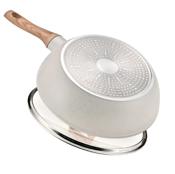Cream granite cookware set