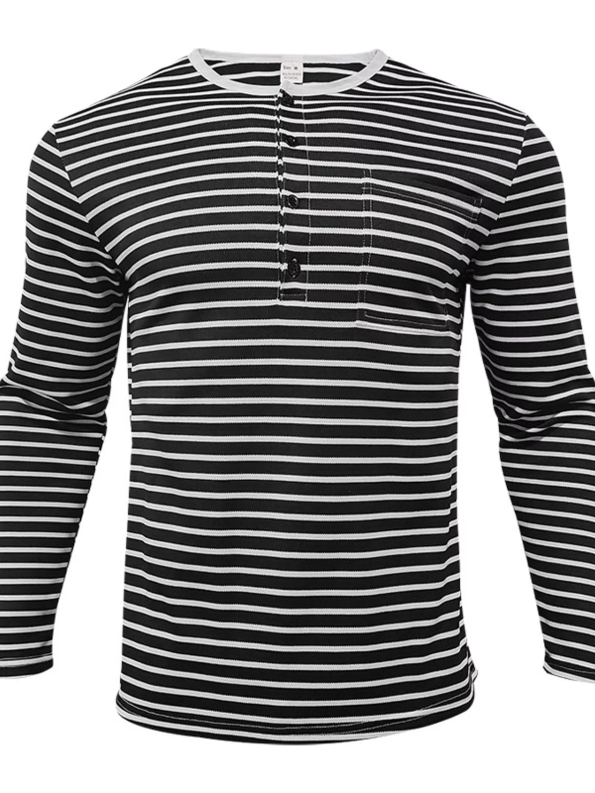 Striped long-sleeve tee
