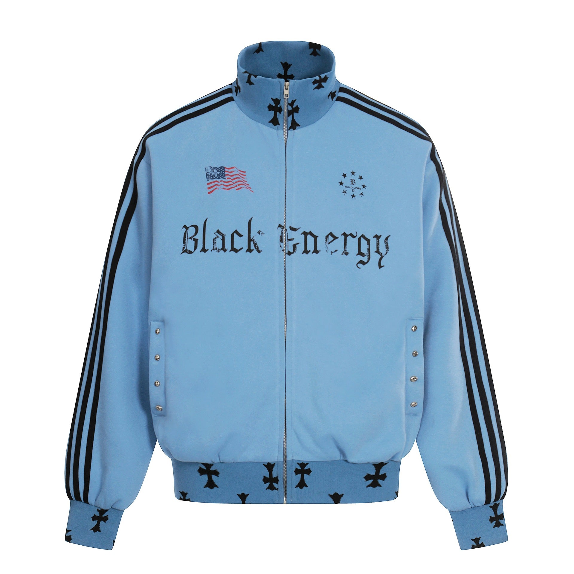 Loose Striped Hoodie with Unique Design