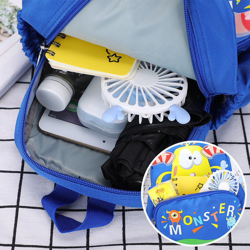 New schoolbags for primary school students creative kindergarten load-reducing backpack cartoon children's backpack