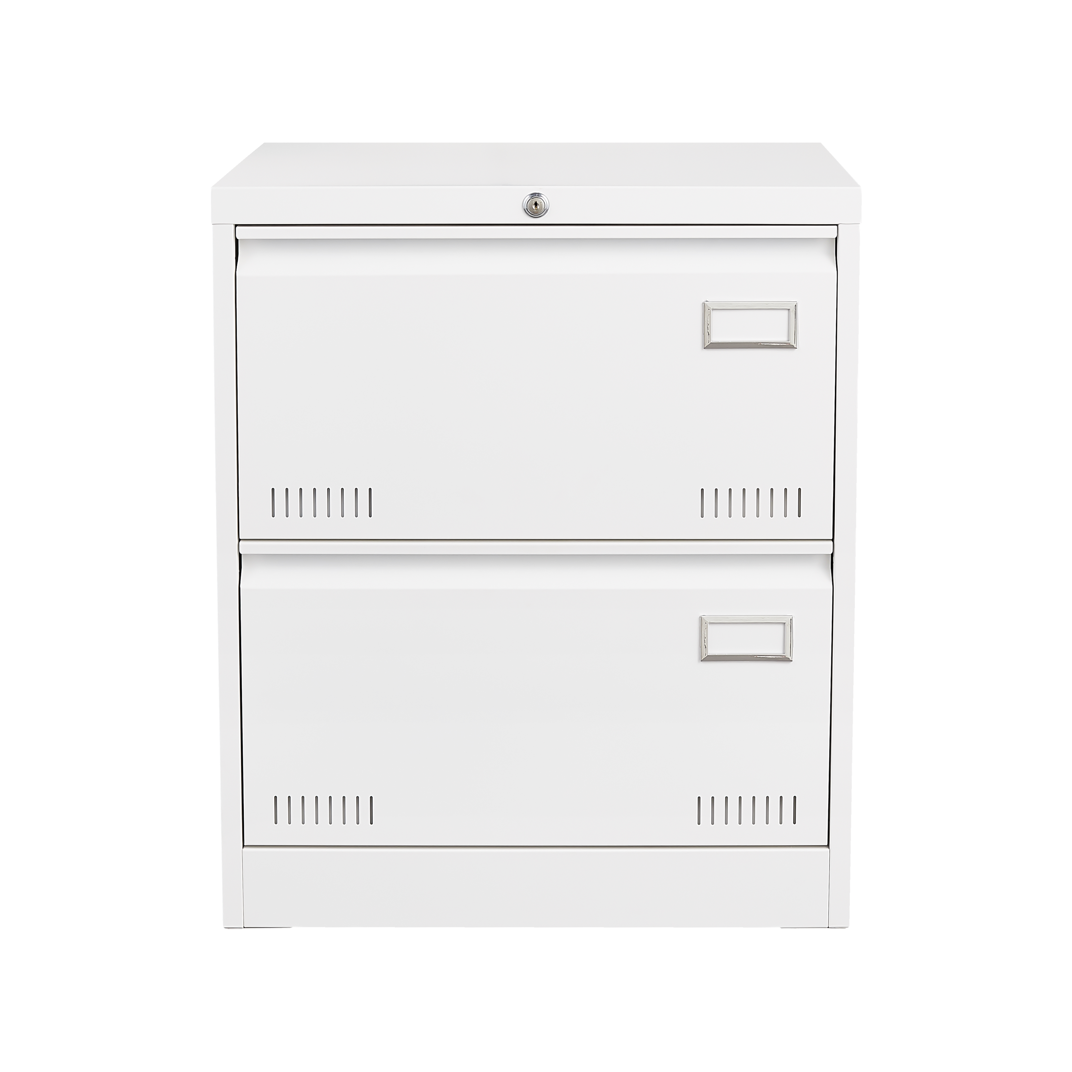 Horizontal file cabinet, 2 drawers, white file cabinet with lock, metal file cabinet with lock, 3 drawers, legal office cabinet