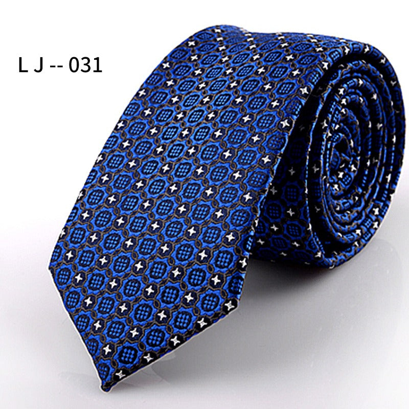 Men's Accessories Men's 6CM Tie Color blocked Adult Business Casual Tie