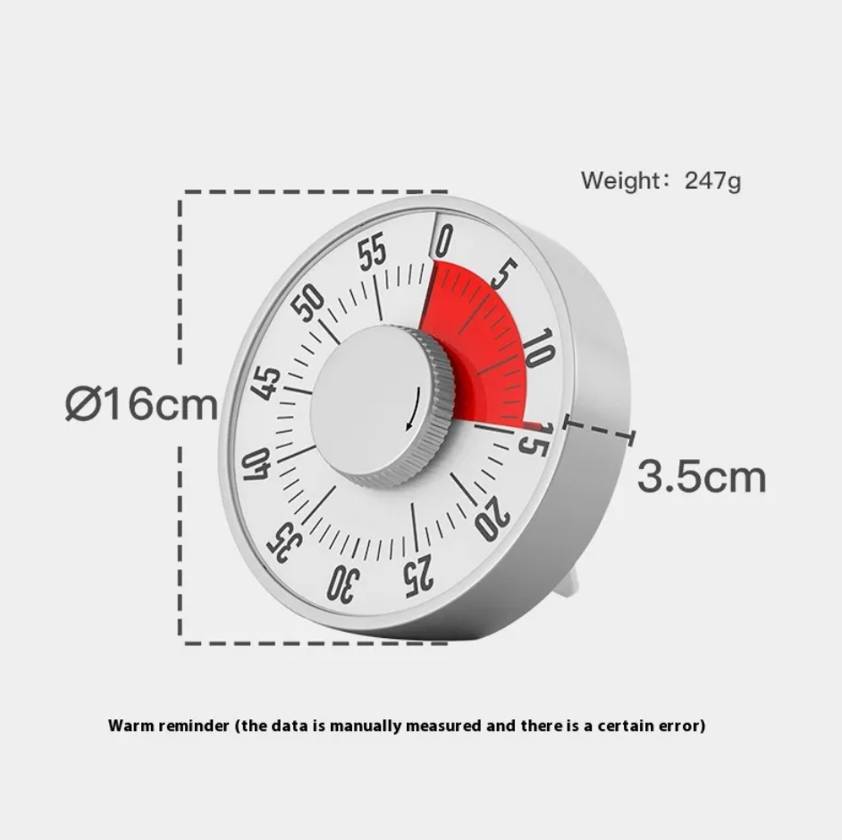 Magnetic kitchen timer