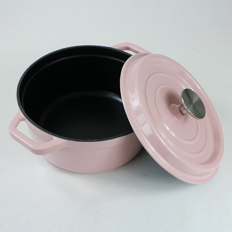 Enamel cast-iron casserole