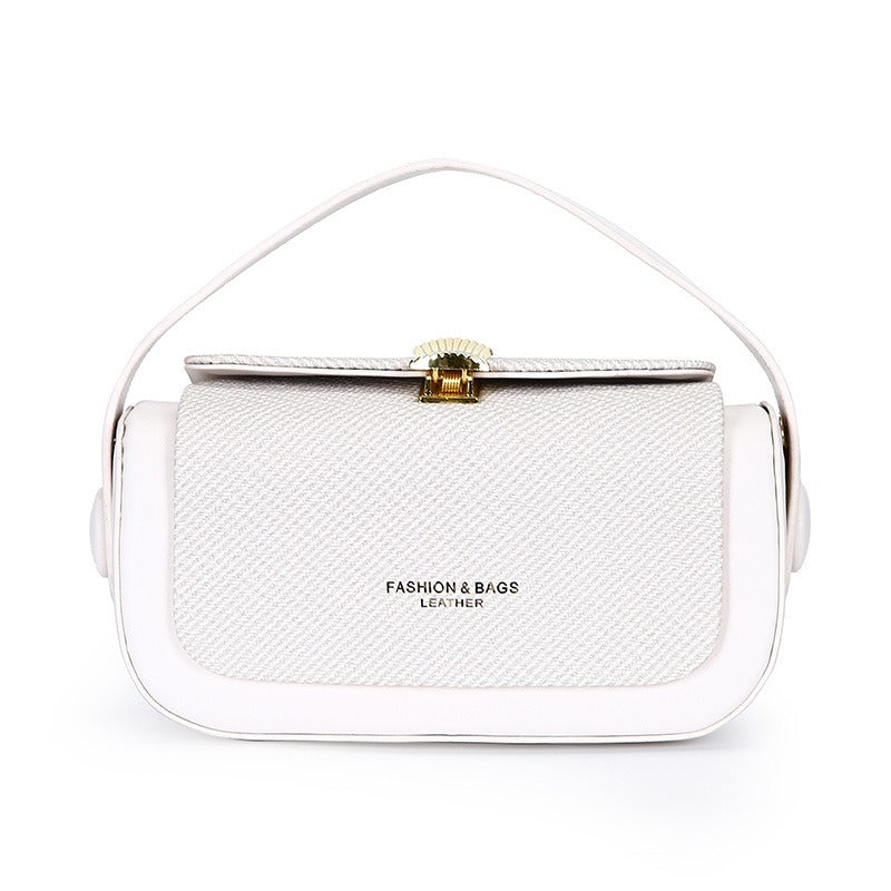 Woven box crossbody bag