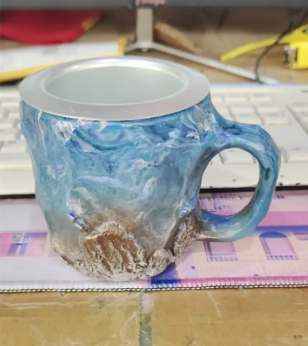Crystal coffee mug