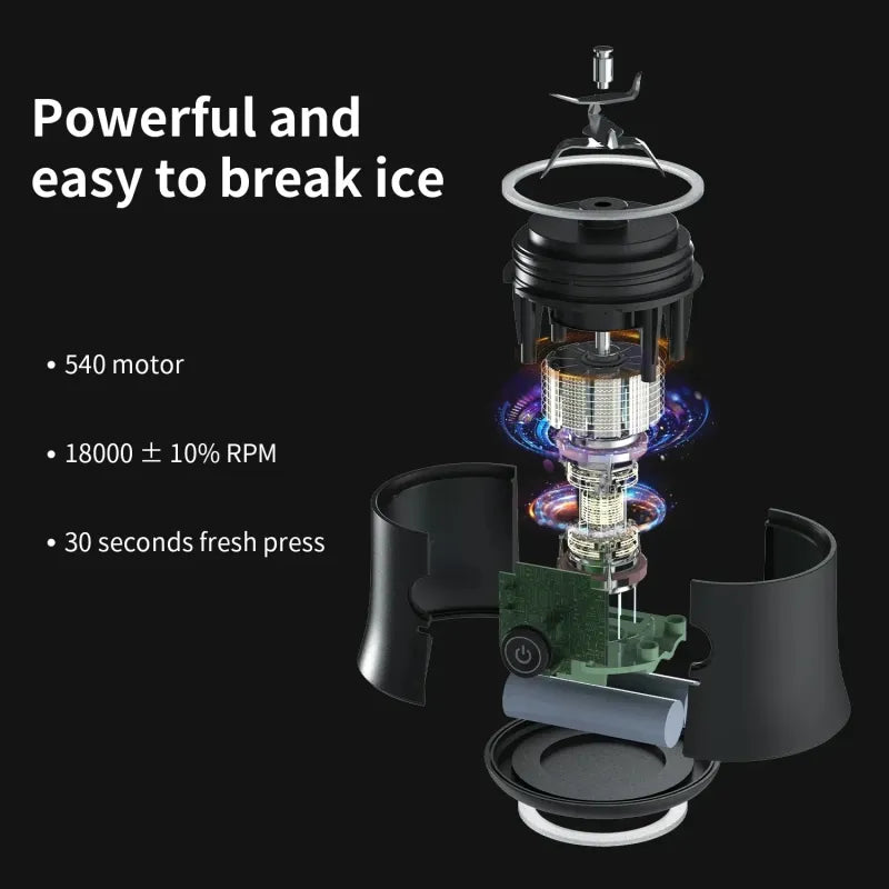 Cordless personal blender