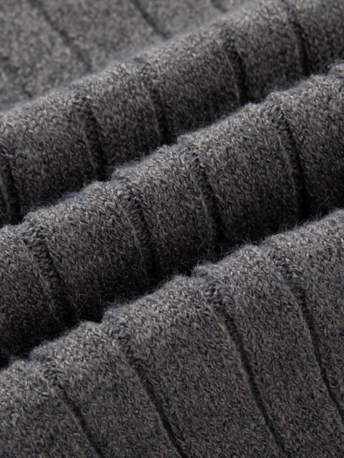Cable-knit half-zip sweater
