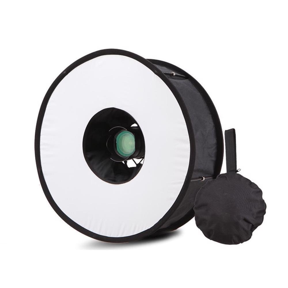 New Ring Softbox Flash Round Flash Softbox Foldable Soft Flash Diffuser Camera