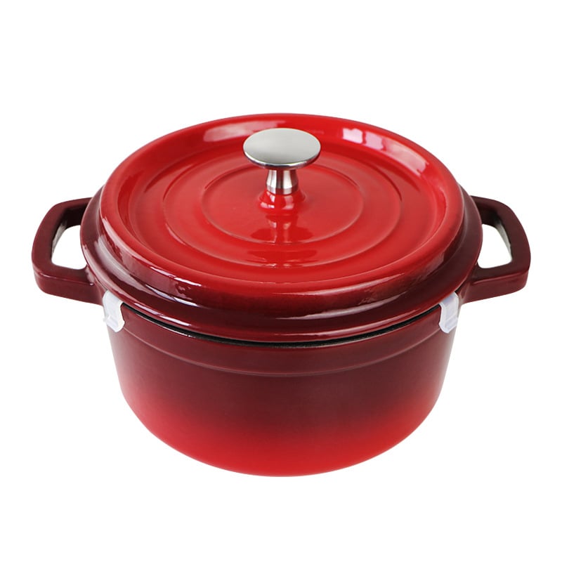 Enamel cast-iron casserole