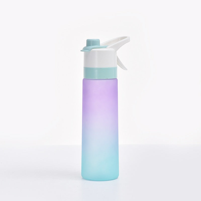 700ml frosted spray water cup outdoor sports kettle cooling water replenishment convenient advertising cup