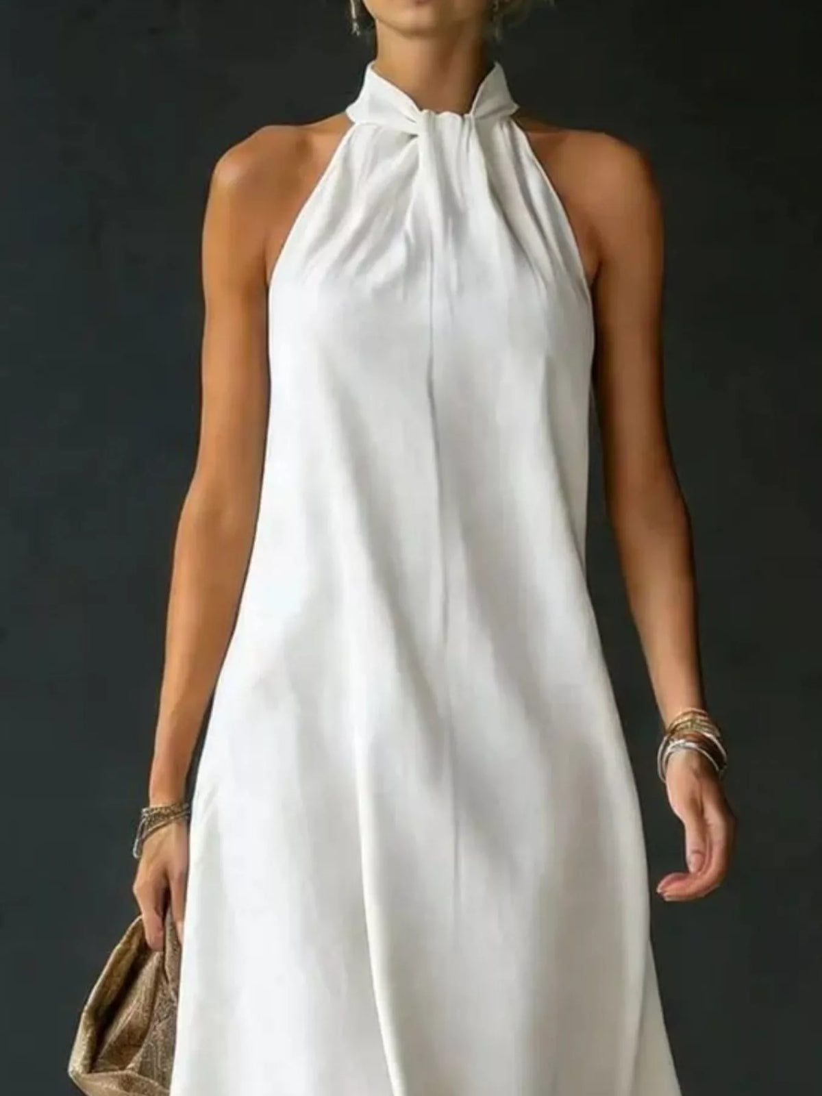 Halter maxi dress
