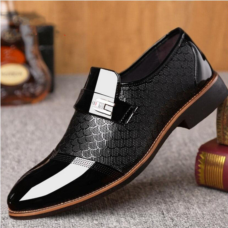 Leather penny loafers