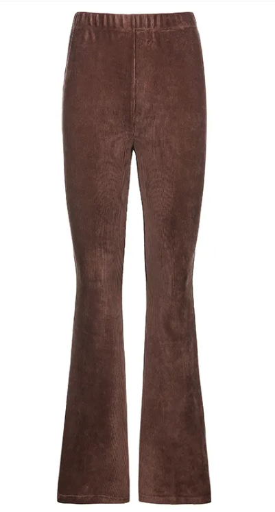 Stretch corduroy flares