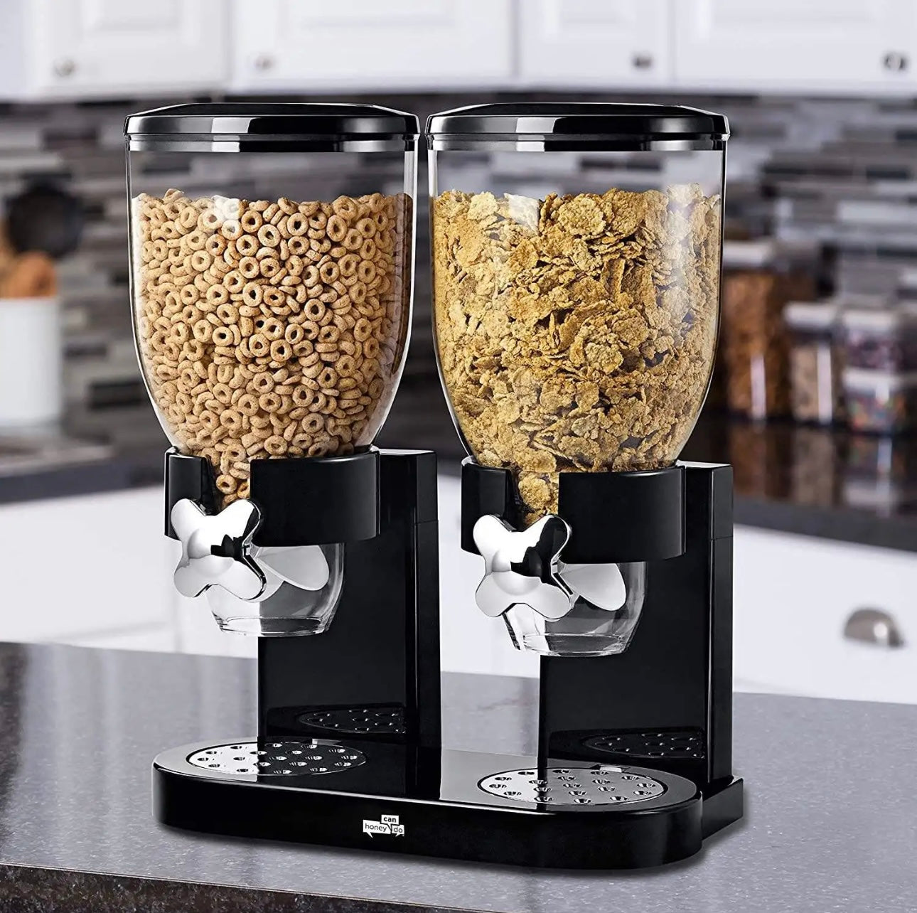 Dry Food Dispenser For Cereal and Nuts