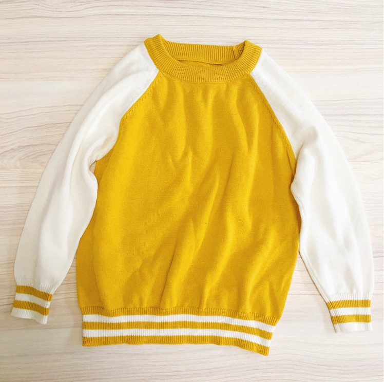 Kids' striped knit sweater