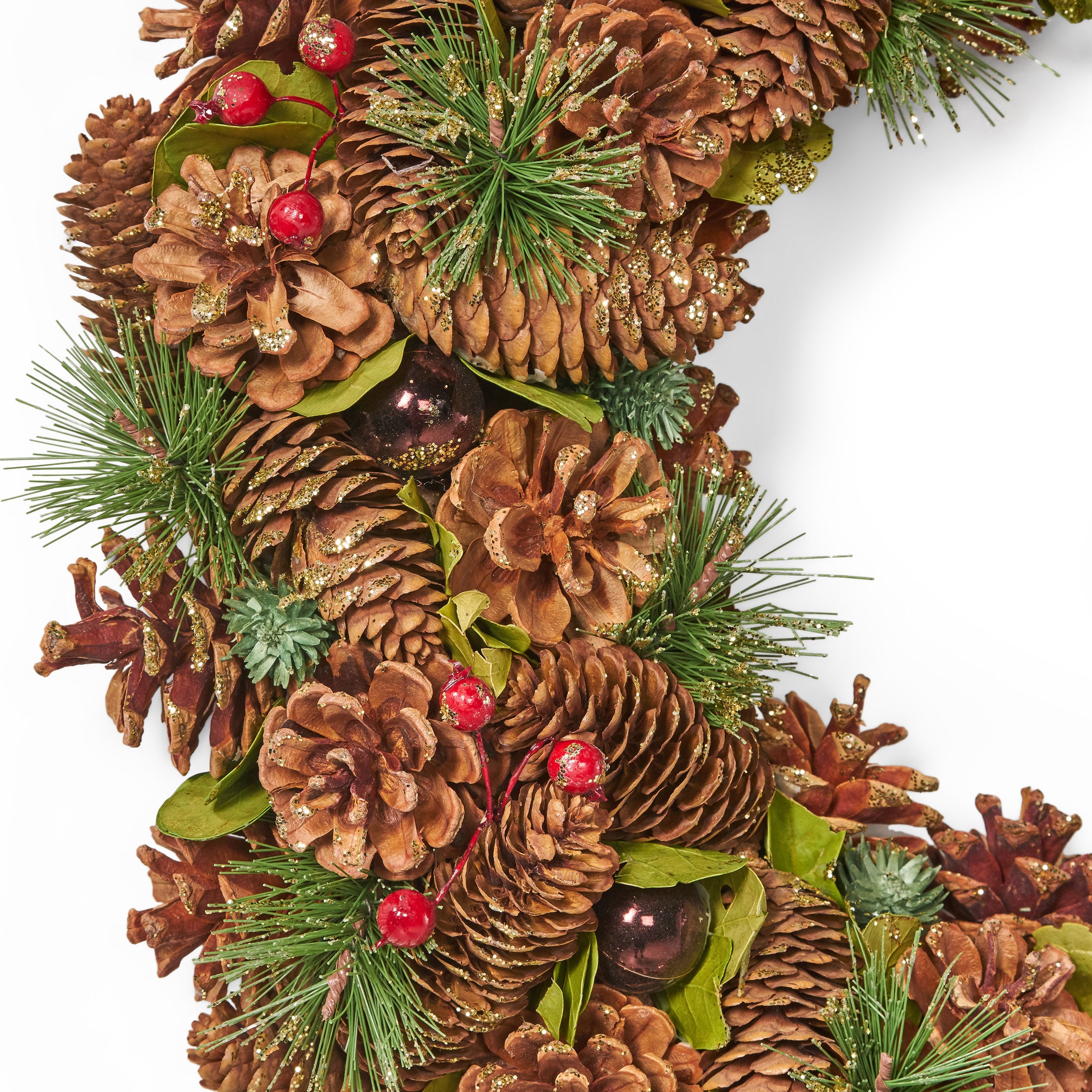 *CLEARANCE SALE* 18.5'' PINE CONE WREATH