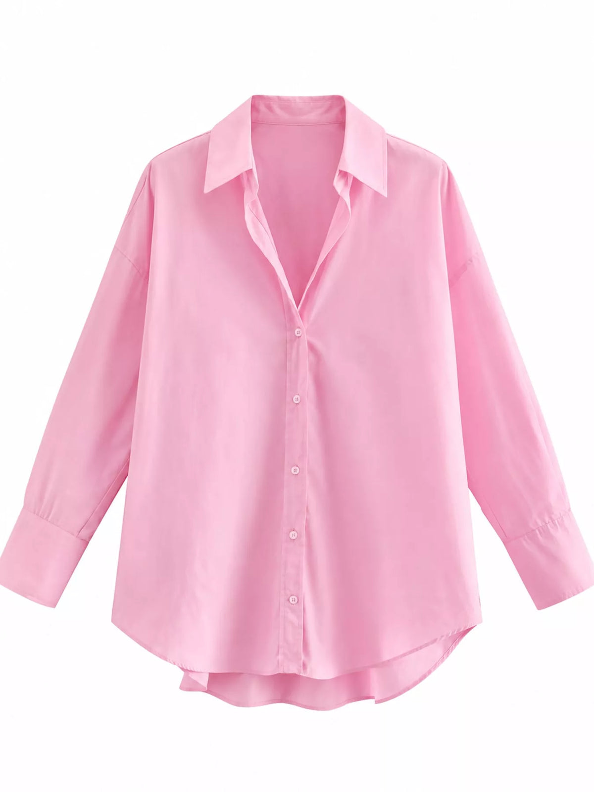 Oversized button-down shirt