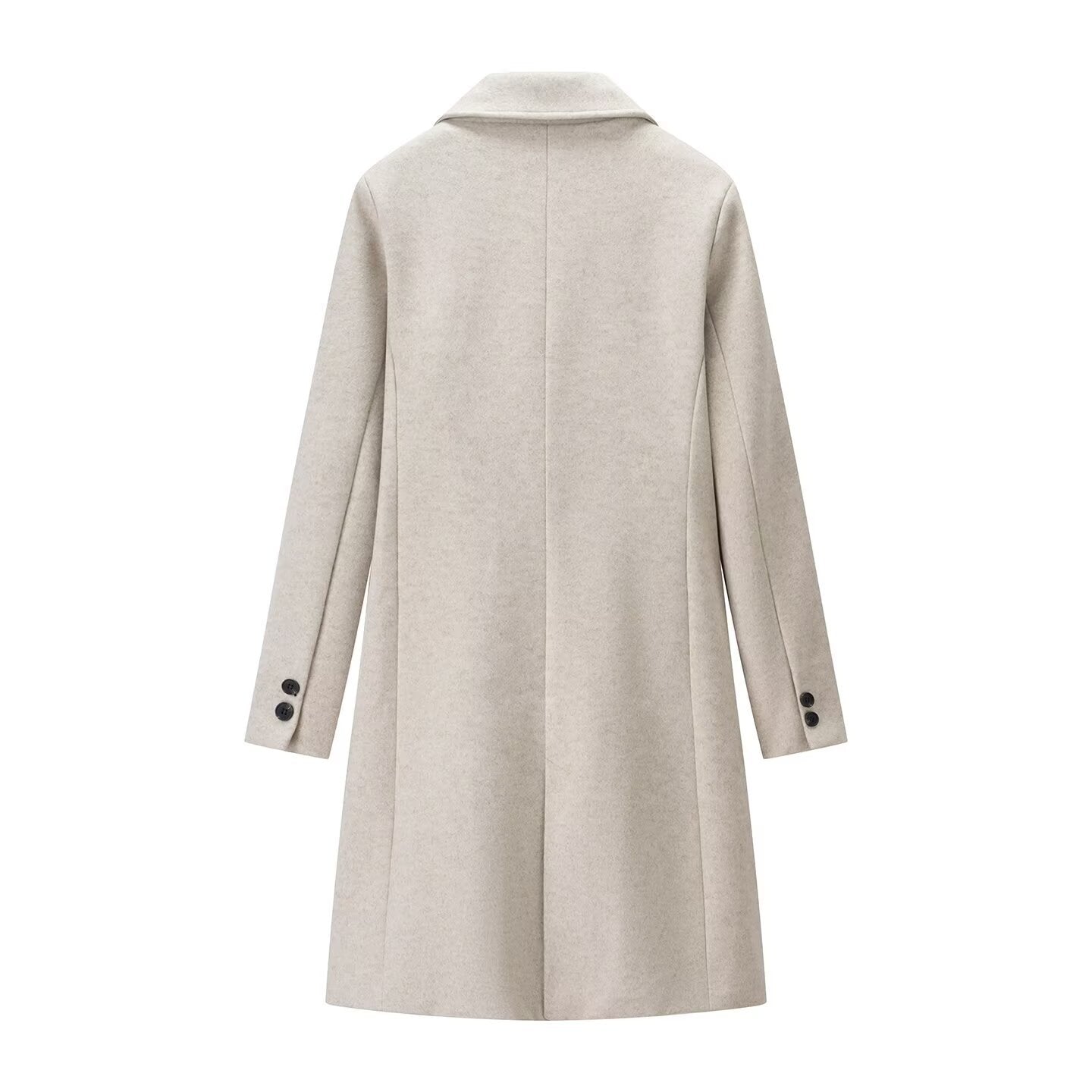 Soft padded shoulder coat jacket