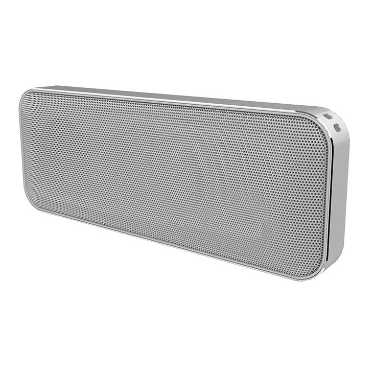 Bluetooth speaker wireless speaker square double speaker mini pocket portable metal ultra-thin exquisite bluetooth speaker