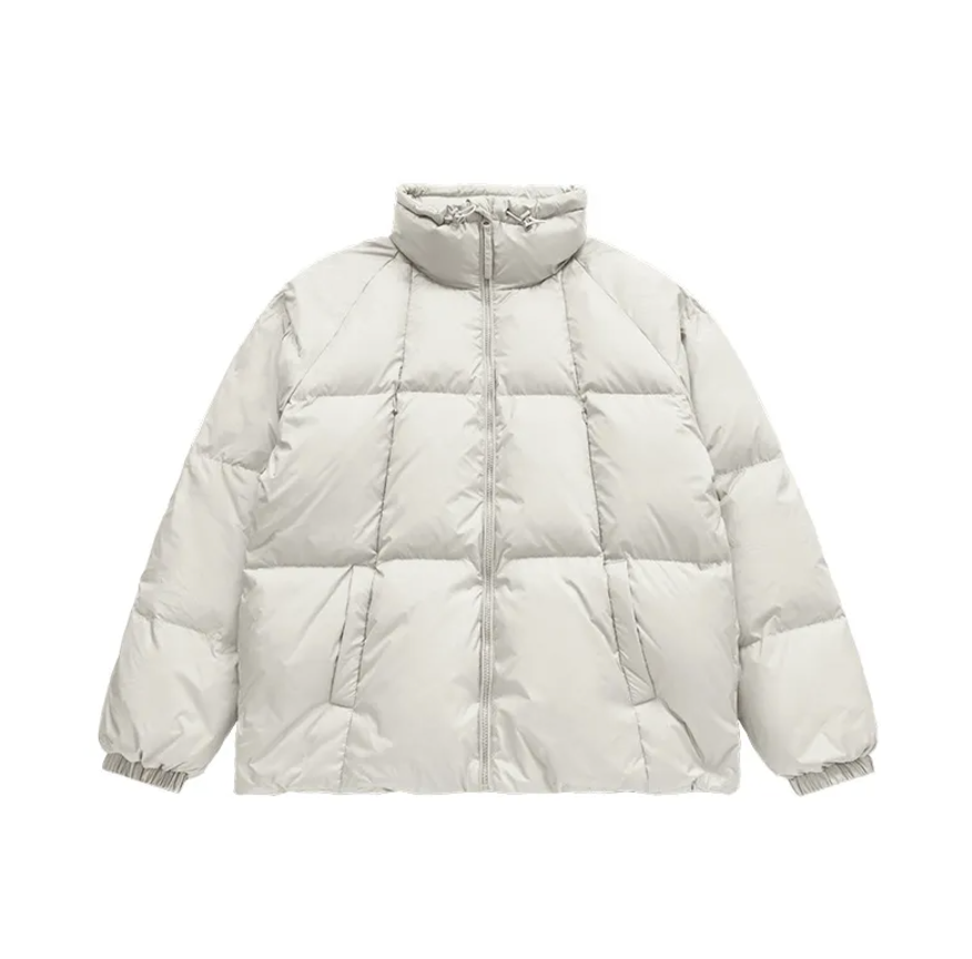Stand-collar puffer jacket