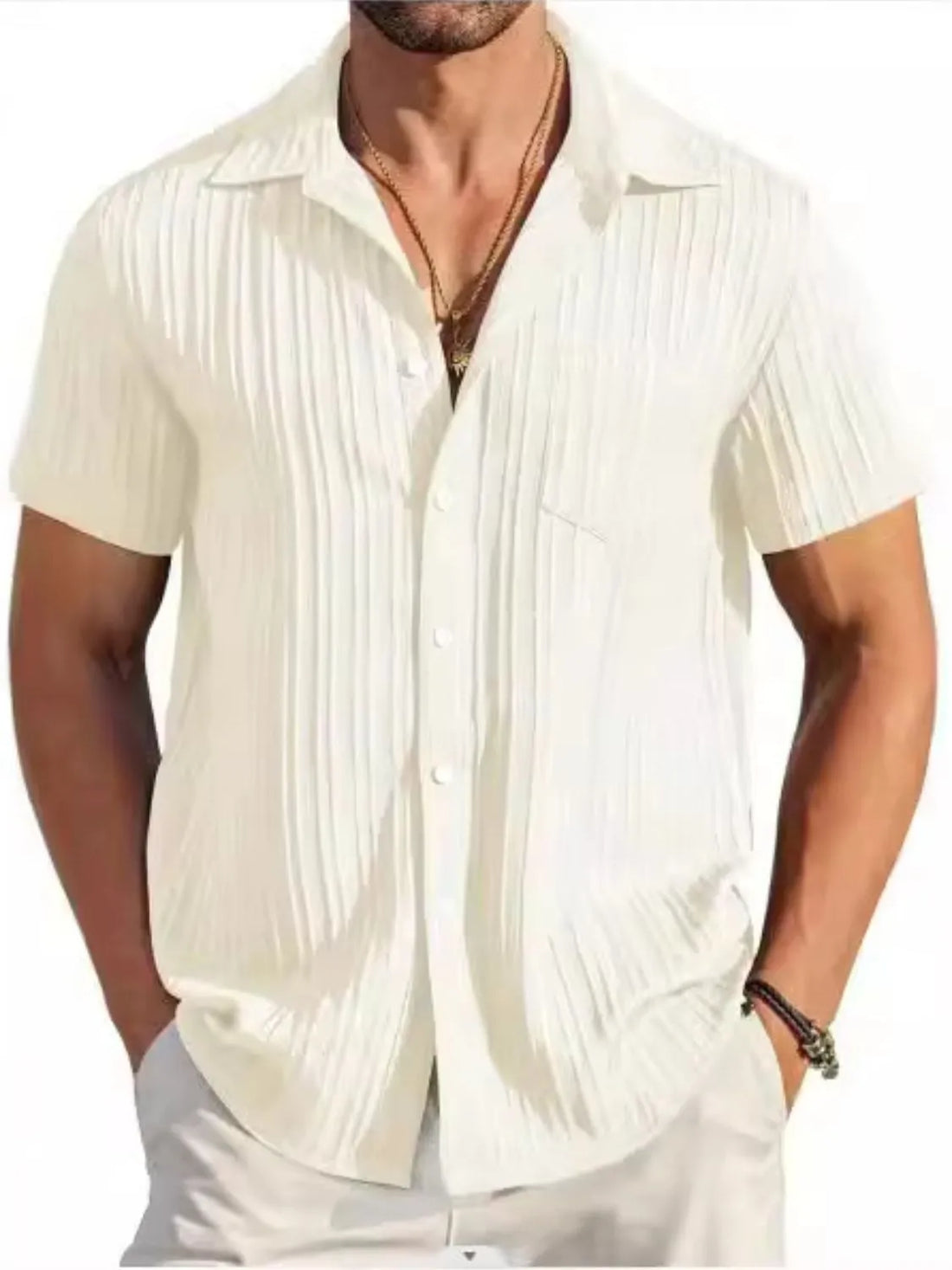 Button Up Short Sleeve Shirt