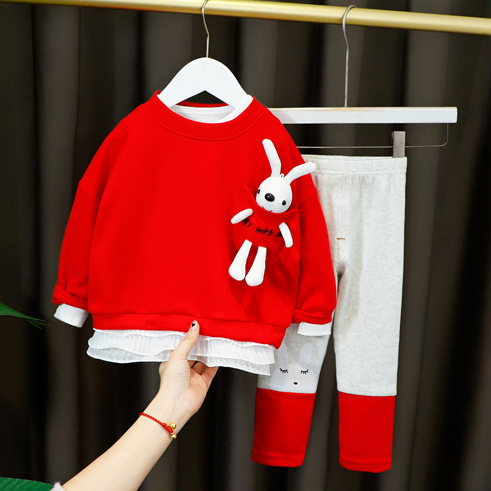Toddler sweatshirt and pants set