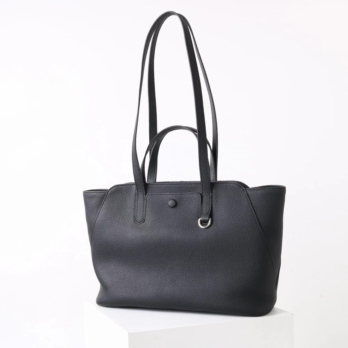 Leather everyday tote