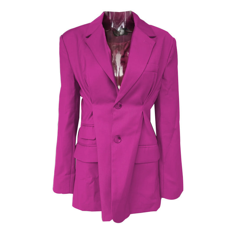 Pink tailored blazer