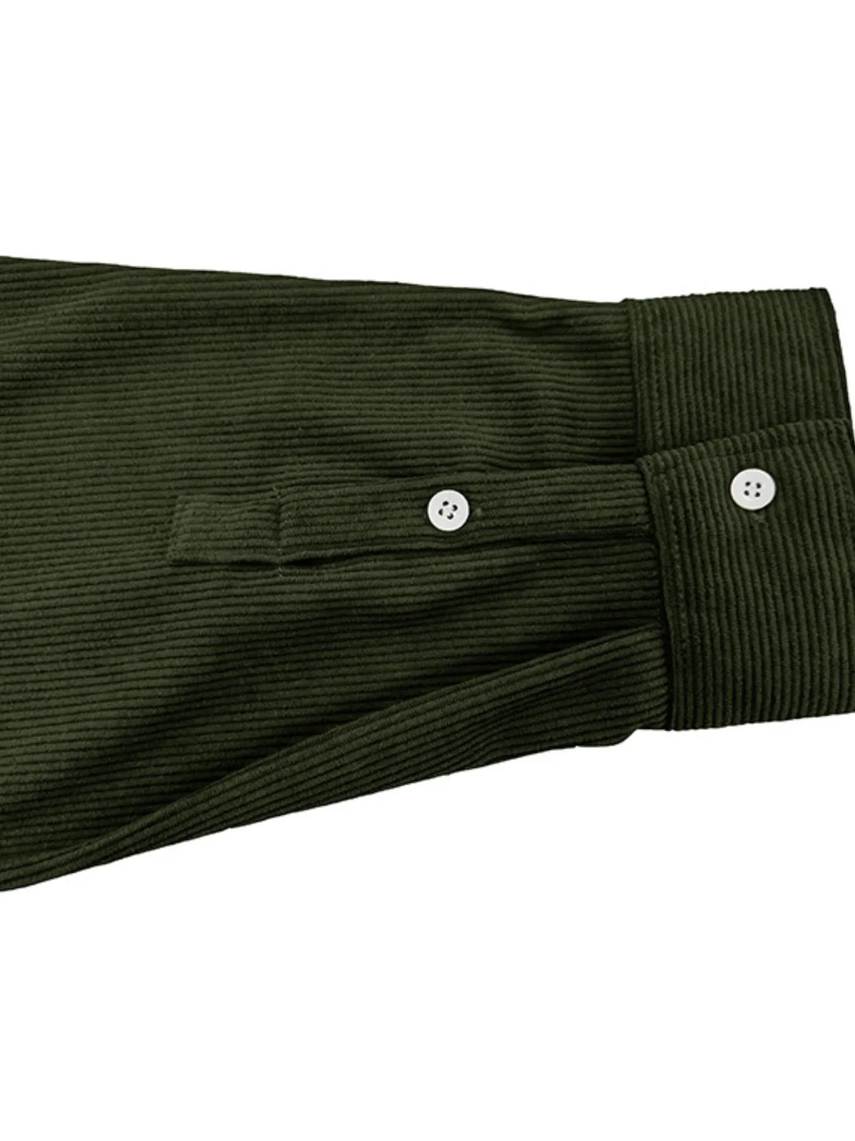 Casual corduroy button down shacket