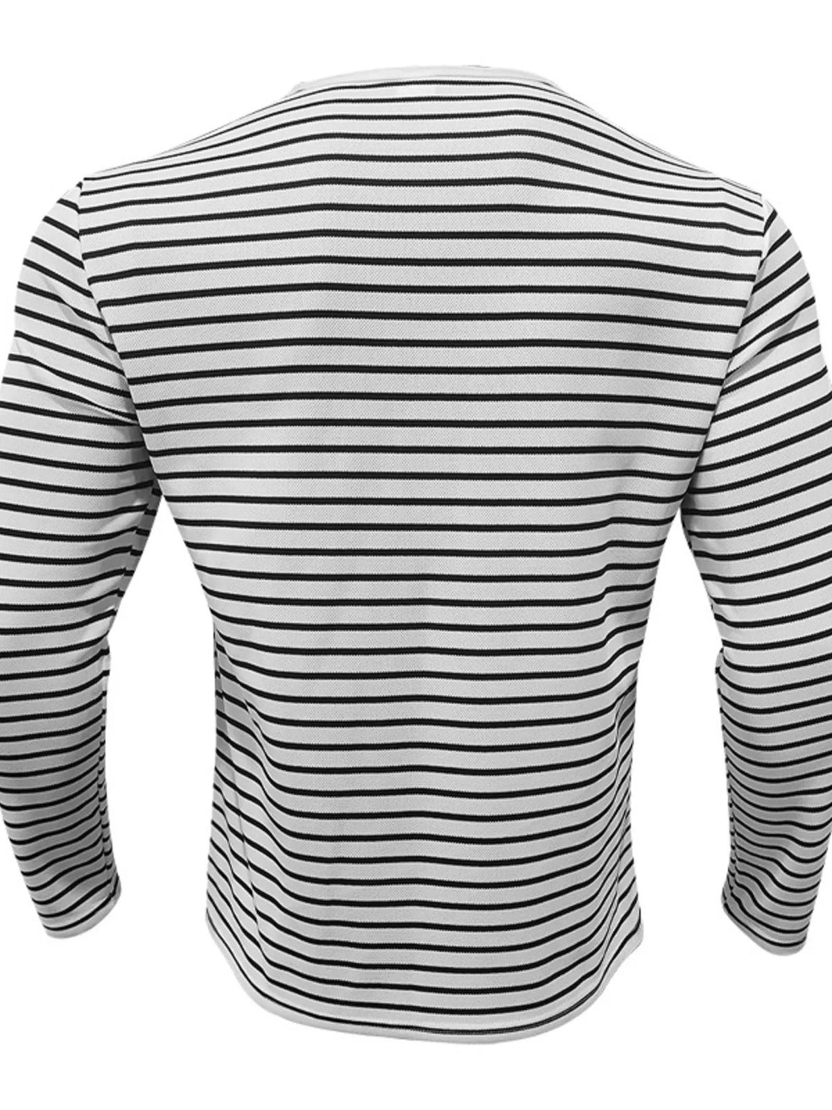 Striped long-sleeve tee