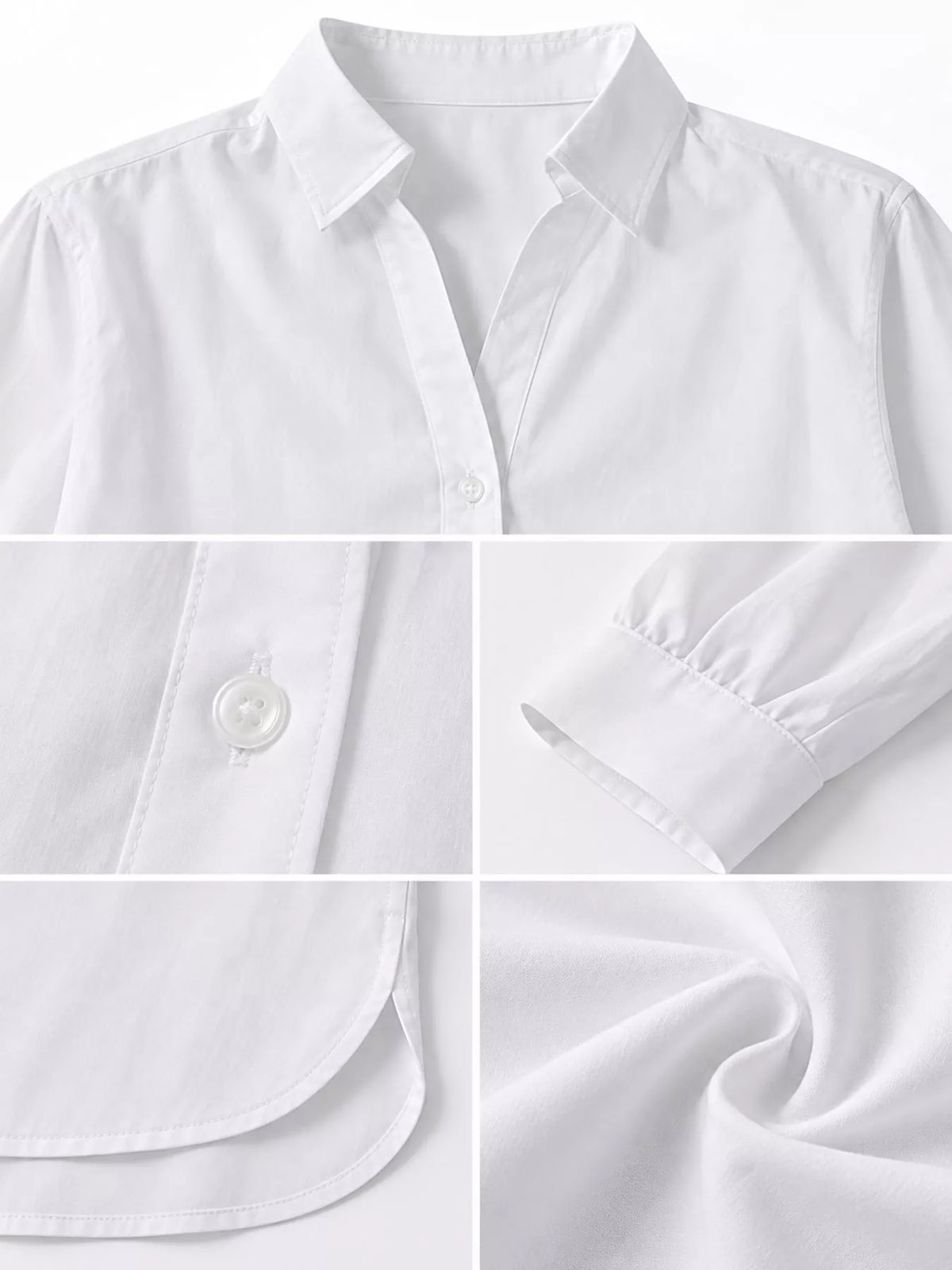 Oversized button-down shirt