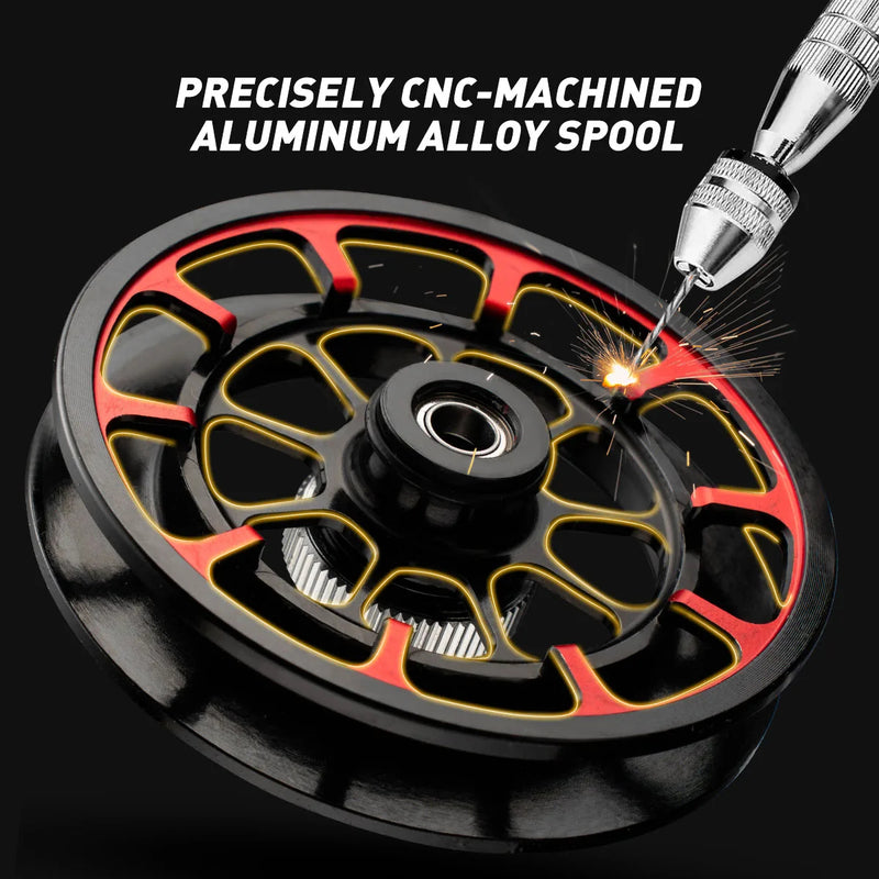 Ice Fishing Reel Metal High Speed 3.5:1 Ultra Smooth 4+1BB Fishing Fly Wheel Winter Fishing Raft Reel