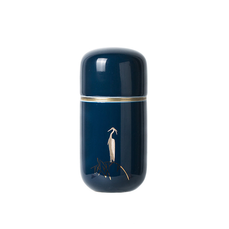 Ceramic tea jar