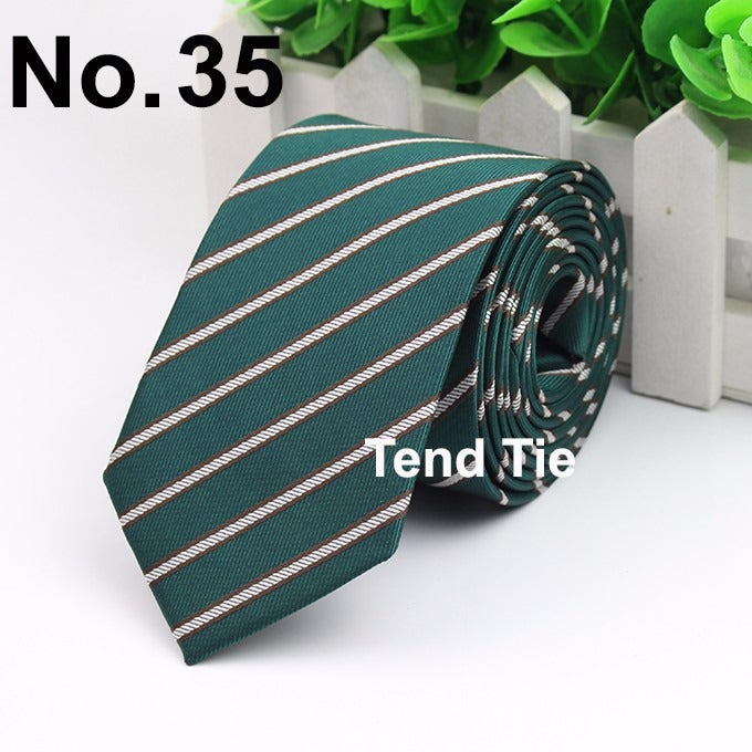 Men's Business Professional Polyester Tie 6CM British Tie