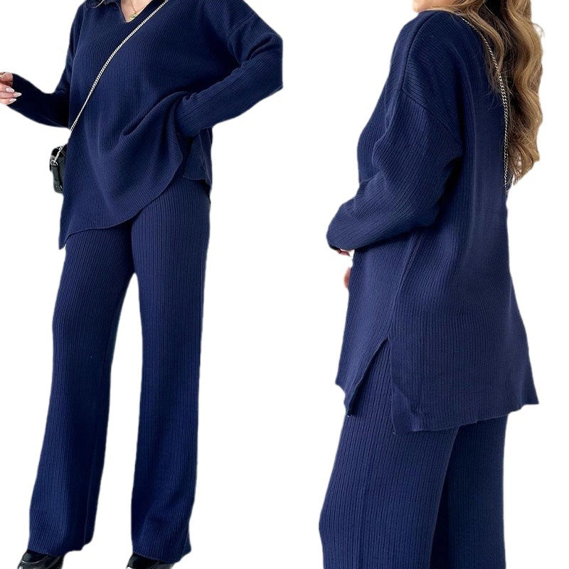 Loose knit two-piece set