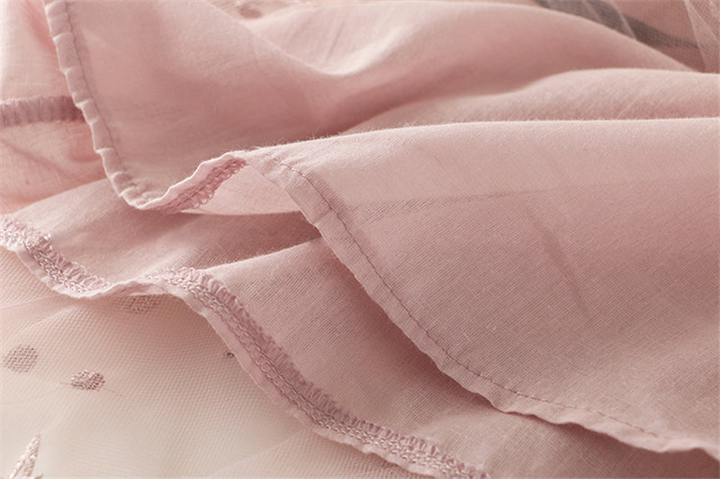 Girls' lace and tulle dress