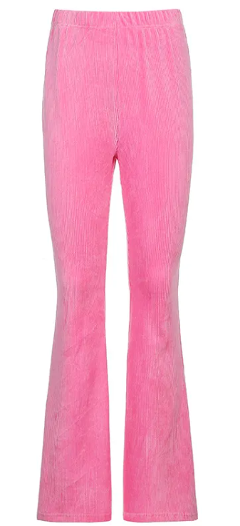 Stretch corduroy flares