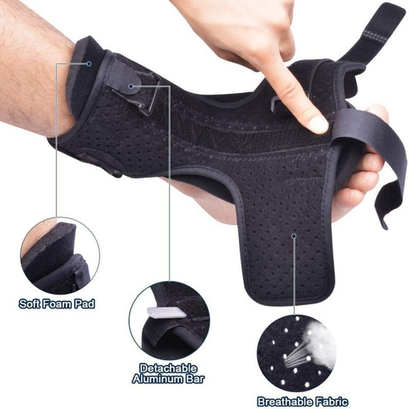 Adjustable Plantar Fasciitis Night Splint Foot Drop Orthotic Brace Elastic Dorsal Night Splint