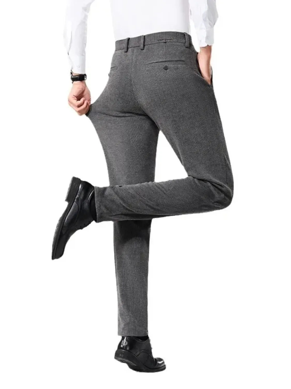 Basic style slim fit pants