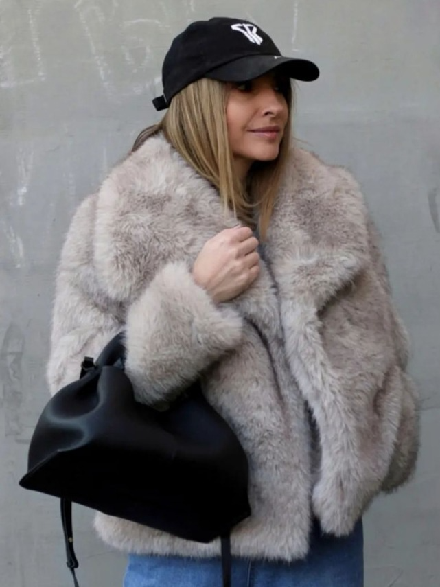 Plush teddy coat