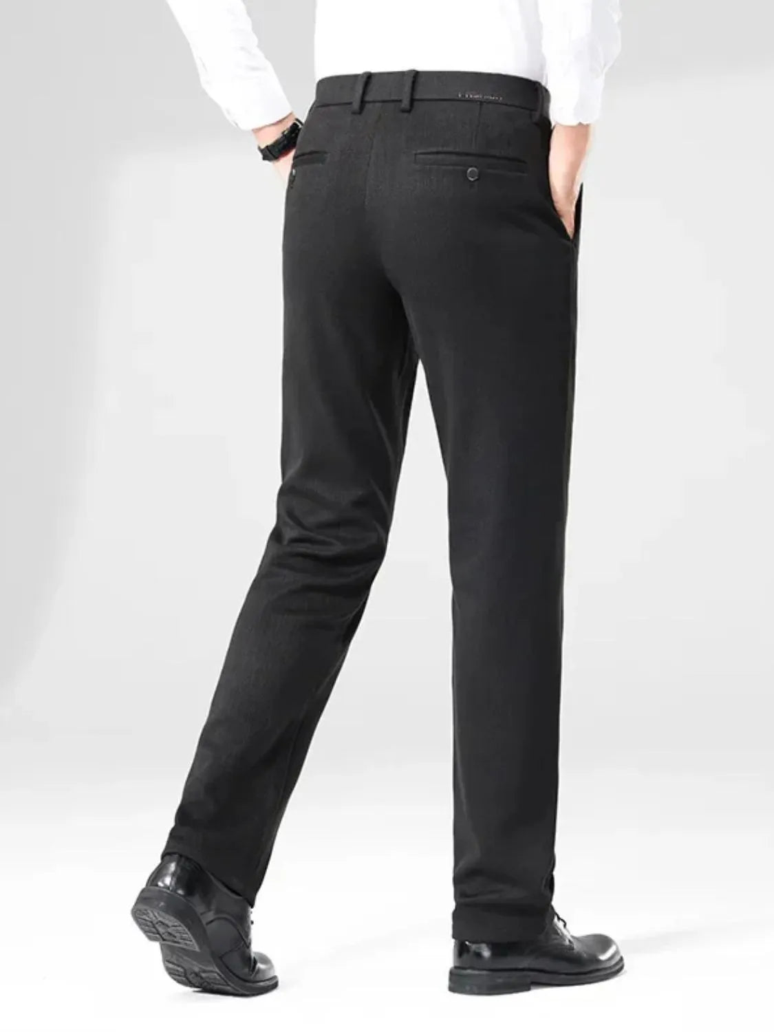 Basic style slim fit pants