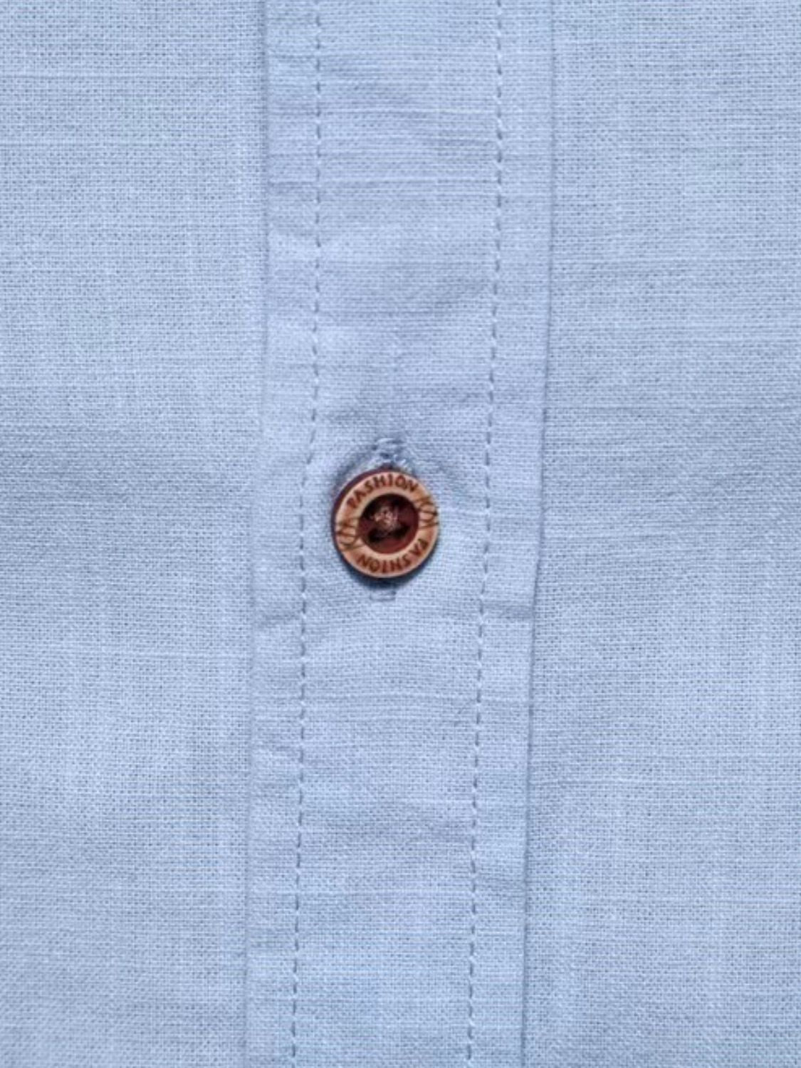Button down embroidered shirt